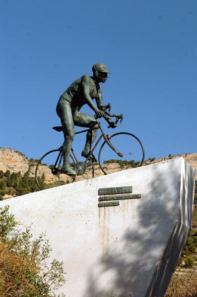 A memorial to Spanish rider José Maria Jimenez along the route of stage eight..jpg