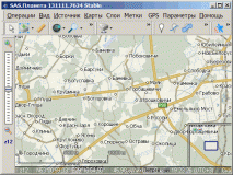 Карта navitel в окне SAS-Planet