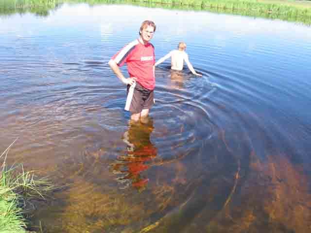 Очень чистая вода.