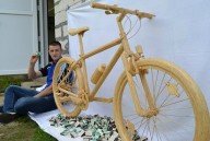Велосипед из спичек