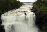 Водопад Тэннфорсен в Швеции