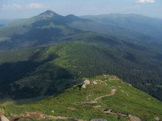 спуск с Петроса