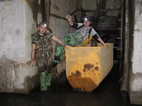 Вагонетка оседланная нами