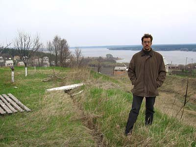 Верхний Салтов. Хороший вид с горки на водохранилище