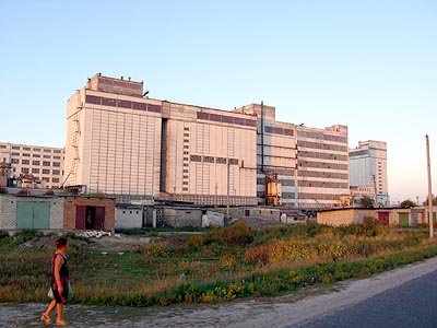 Новопокровский ЖБК на закате