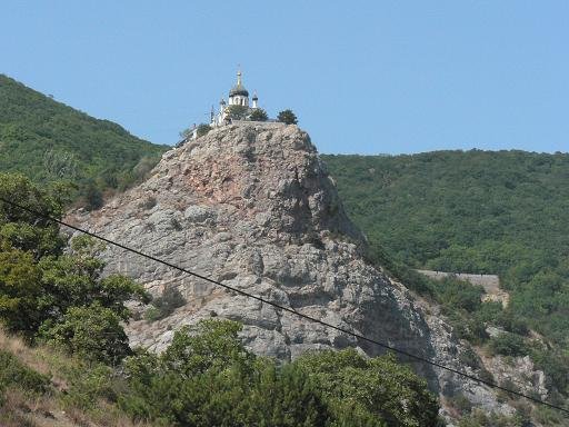 форосская церковь, вид снизу